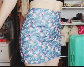 Clementine M tight skirts try on haul